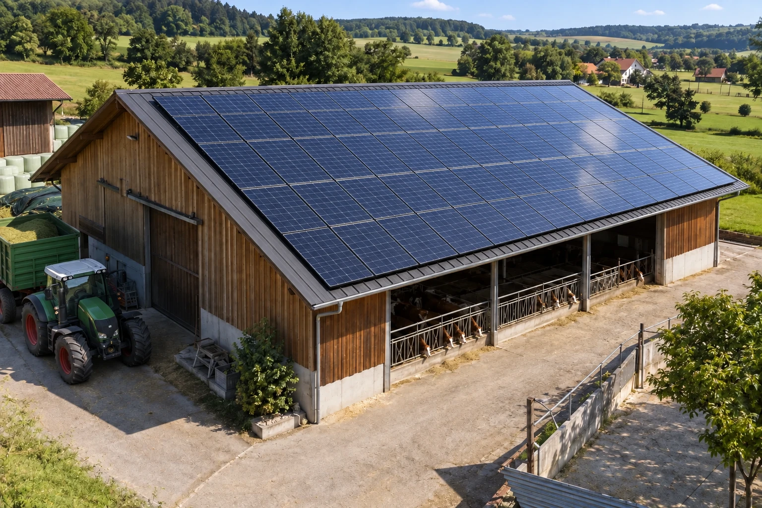 Photovoltaik landwirtschaftlicher Betrieb